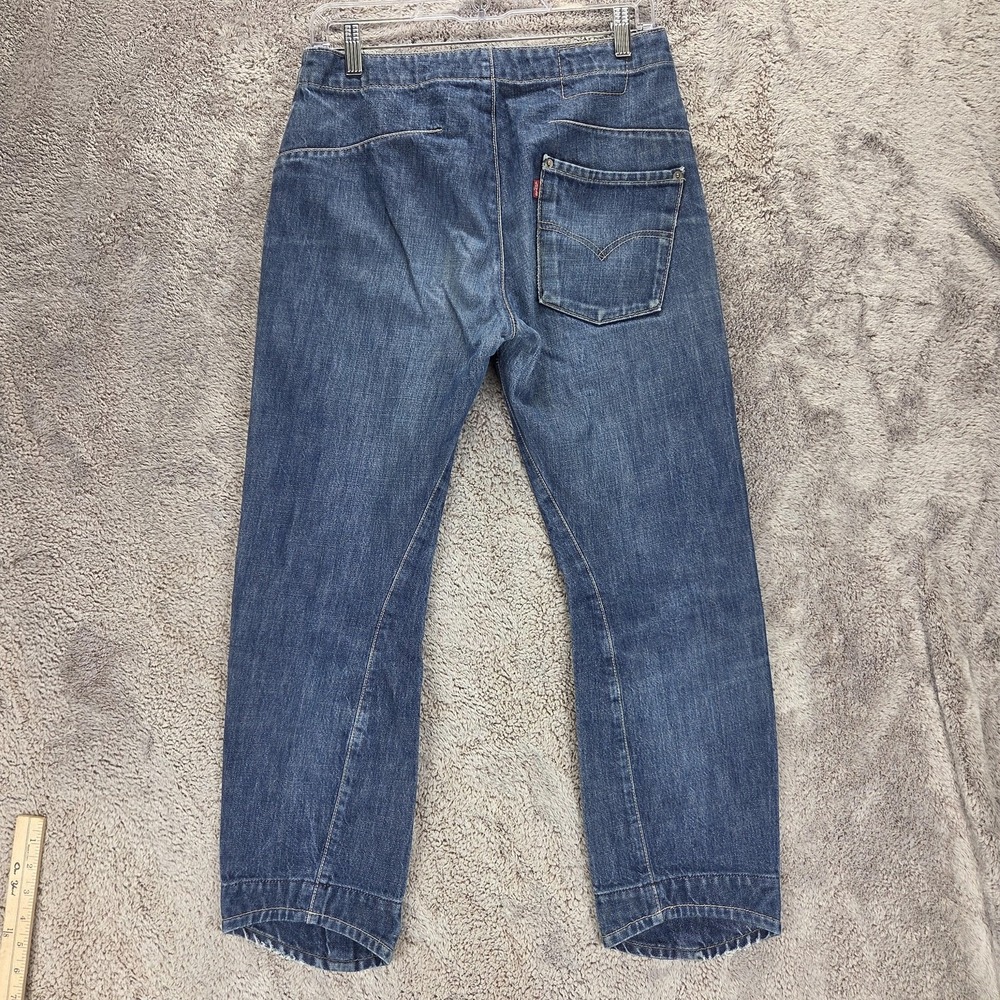 Vintage Levis Engineered Jeans Mens Blue Twisted One Pocket Zip Fly Fits 29x26